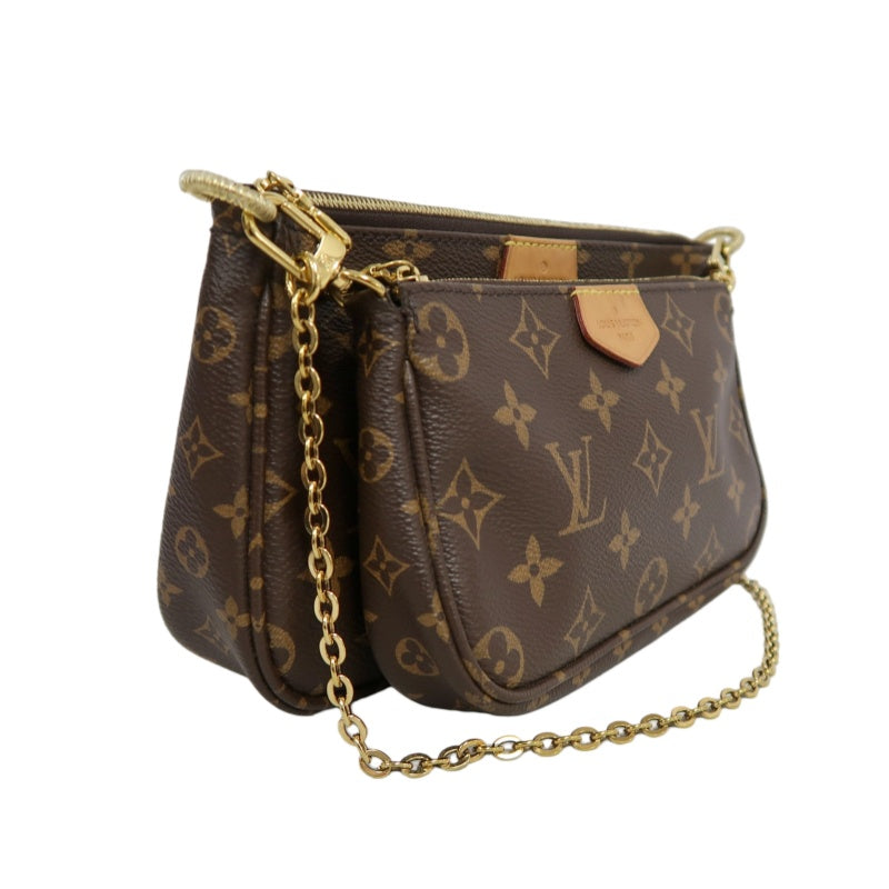LOUIS VUITTON Multi Pochette Accessoires Monogram Shoulder Bag Brown PVC