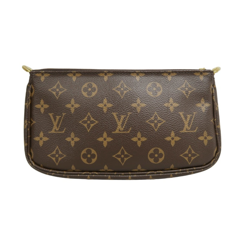 LOUIS VUITTON Multi Pochette Accessoires Monogram Shoulder Bag Brown PVC
