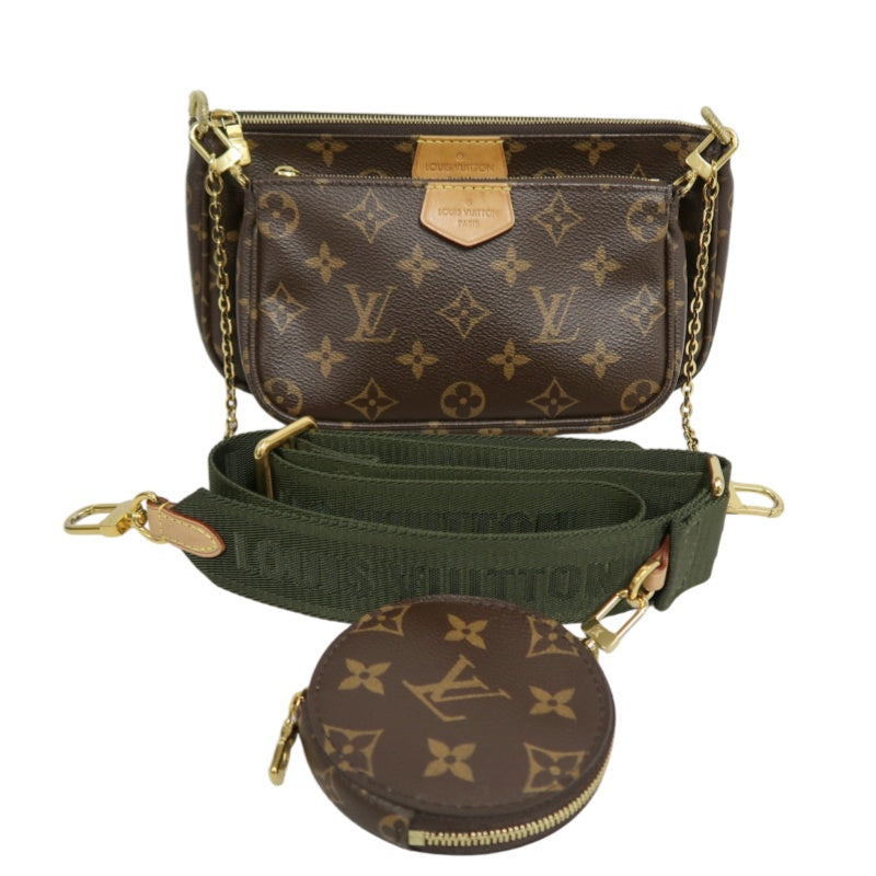 LOUIS VUITTON Multi Pochette Accessoires Monogram Shoulder Bag Brown PVC
