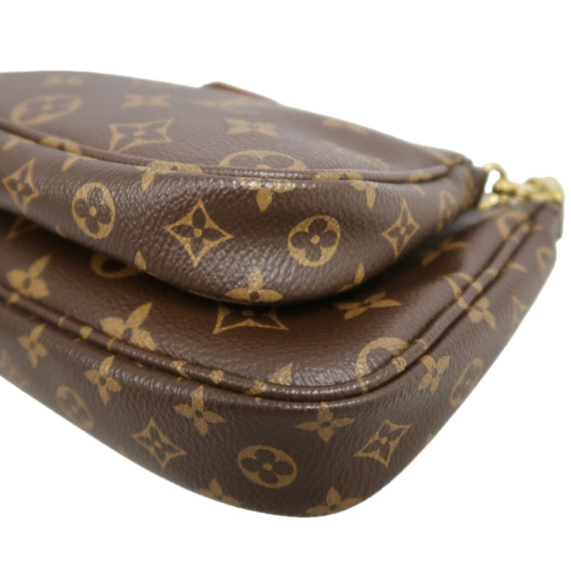 LOUIS VUITTON Multi Pochette Accessoires Monogram Shoulder Bag Brown PVC