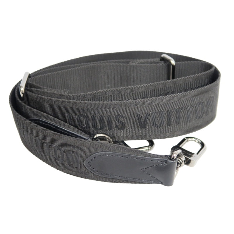 LOUIS VUITTON Trio Messenger Monogram Eclipse Shoulder Bag Black PVC With Pouch