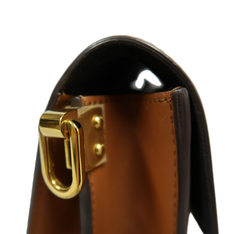 LOUIS VUITTON Dauphine Monogram Reverse Shoulder Bag Brown PVC