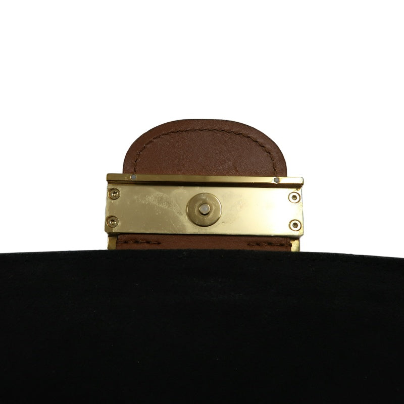 LOUIS VUITTON Dauphine Monogram Reverse Shoulder Bag Brown PVC