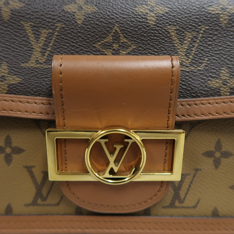 LOUIS VUITTON Dauphine Monogram Reverse Shoulder Bag Brown PVC