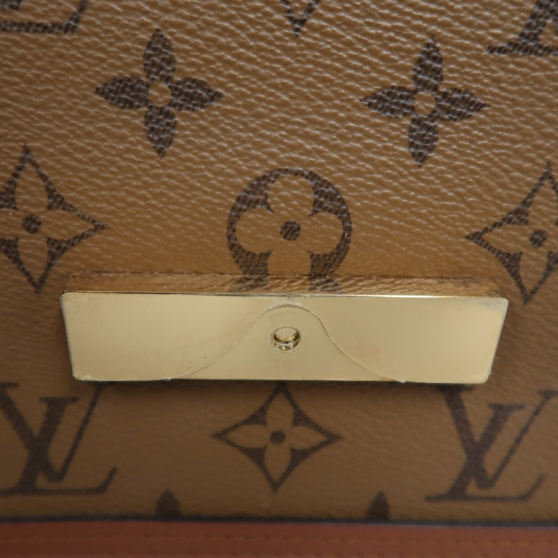 LOUIS VUITTON Dauphine Monogram Reverse Shoulder Bag Brown PVC