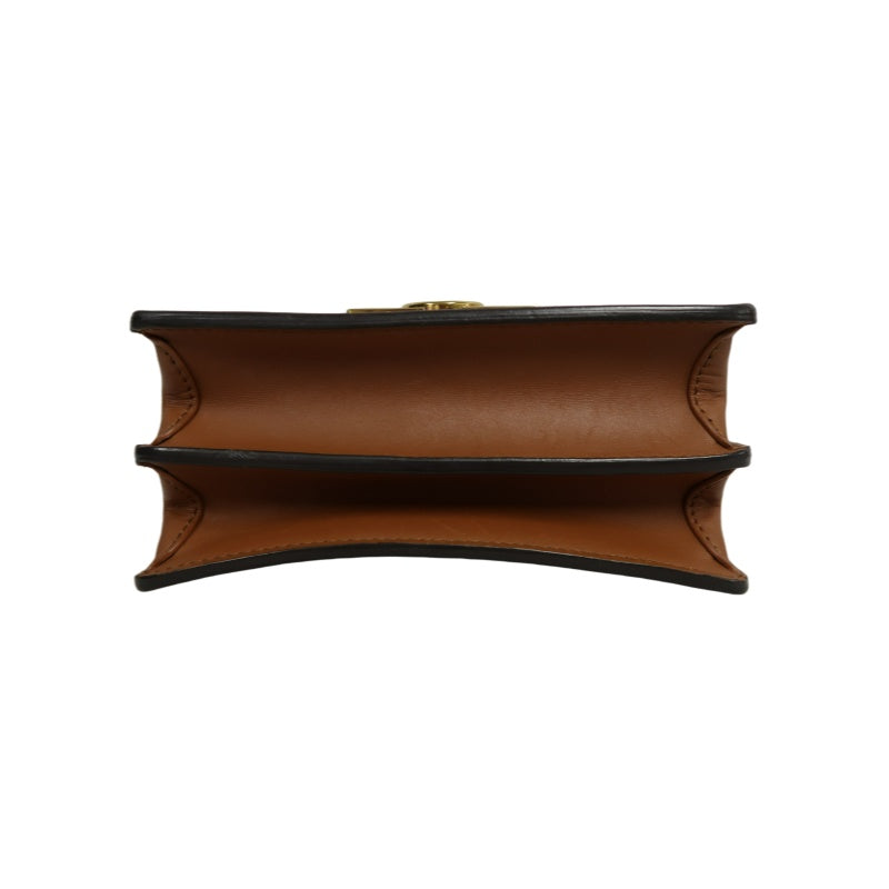 LOUIS VUITTON Dauphine Monogram Reverse Shoulder Bag Brown PVC