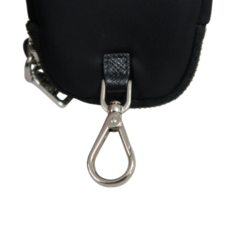 PRADA Nylon Shoulder Bag Black