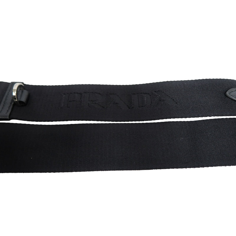 PRADA Nylon Shoulder Bag Black