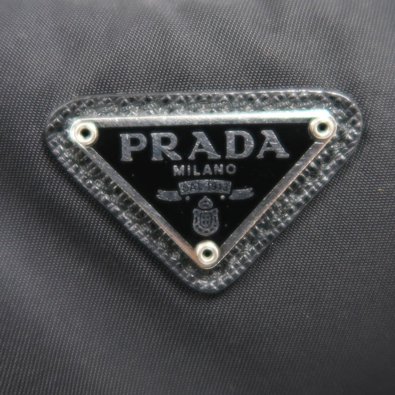 PRADA Nylon Shoulder Bag Black
