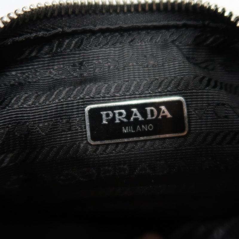 PRADA Nylon Shoulder Bag Black