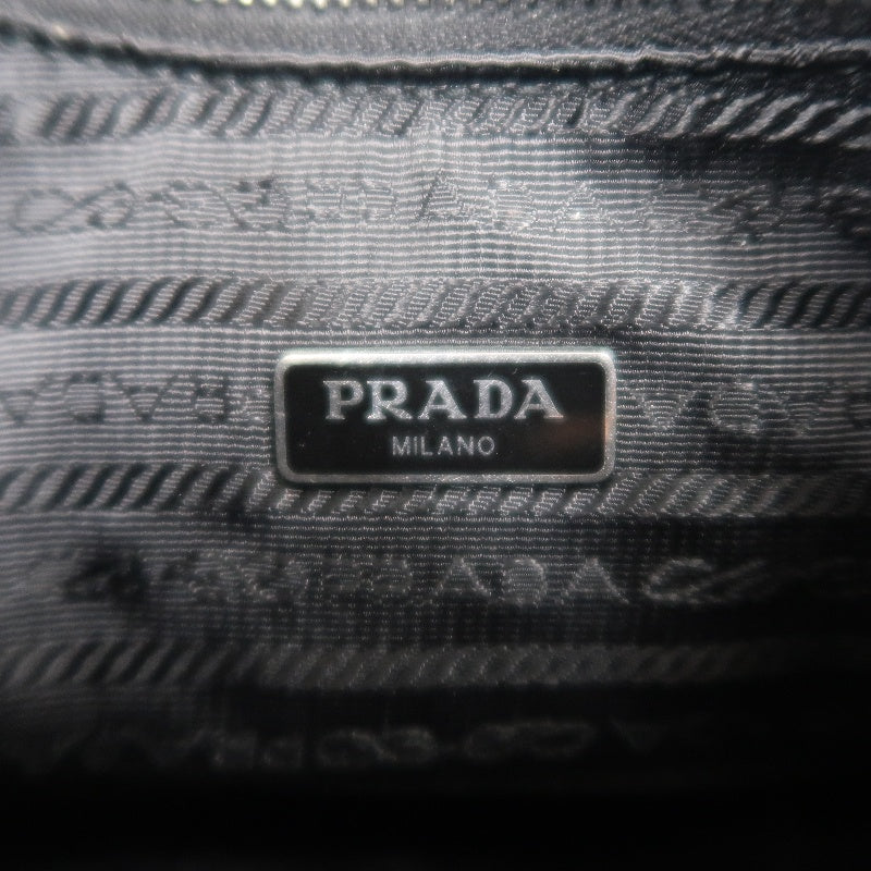 PRADA Nylon Shoulder Bag Black