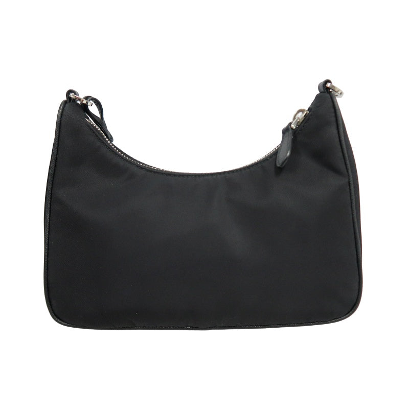 PRADA Nylon Shoulder Bag Black
