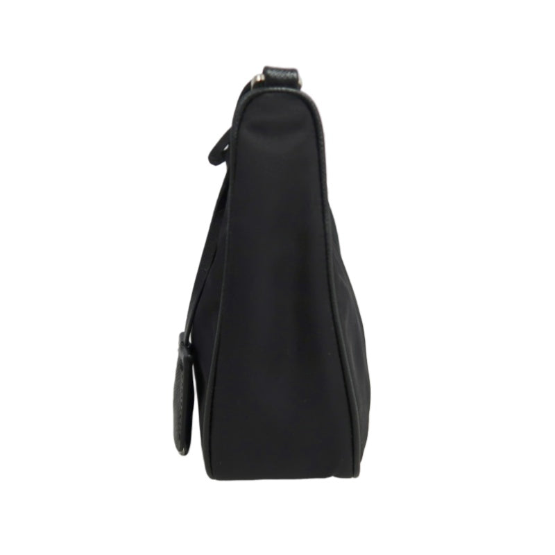 PRADA Nylon Shoulder Bag Black