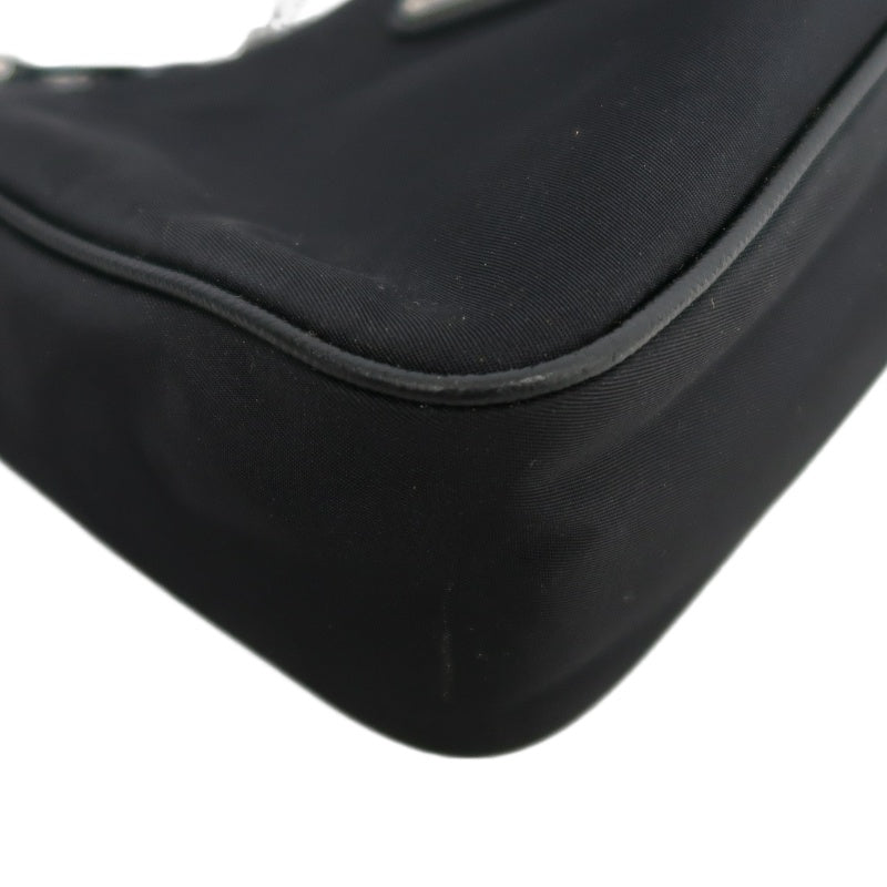 PRADA Nylon Shoulder Bag Black