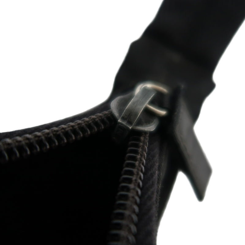 PRADA Nylon Hobo Underarm Bag Black