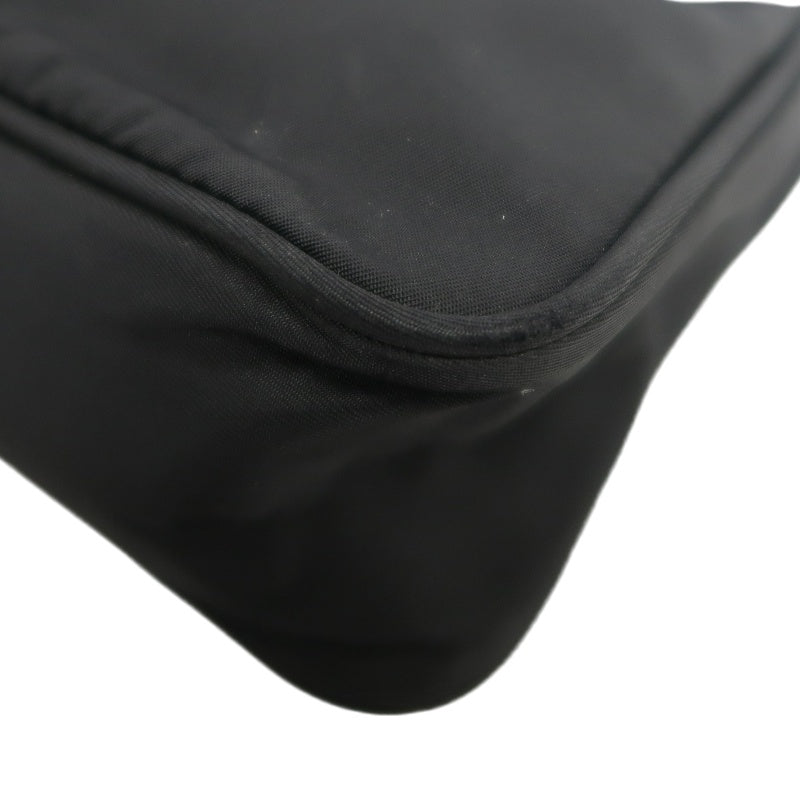 PRADA Nylon Hobo Underarm Bag Black