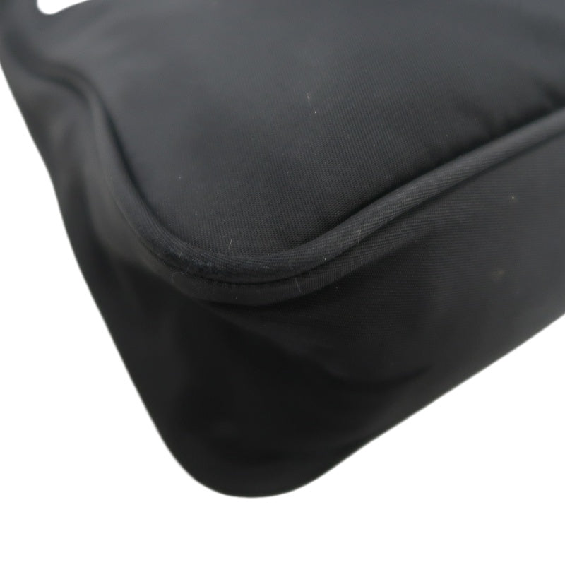 PRADA Nylon Hobo Underarm Bag Black