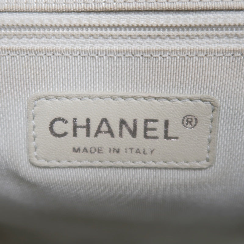 CHANEL Matelasse Quilted Soft calfskin Tote Shoulder Bag Black Silver Hardware With Authenticity Card