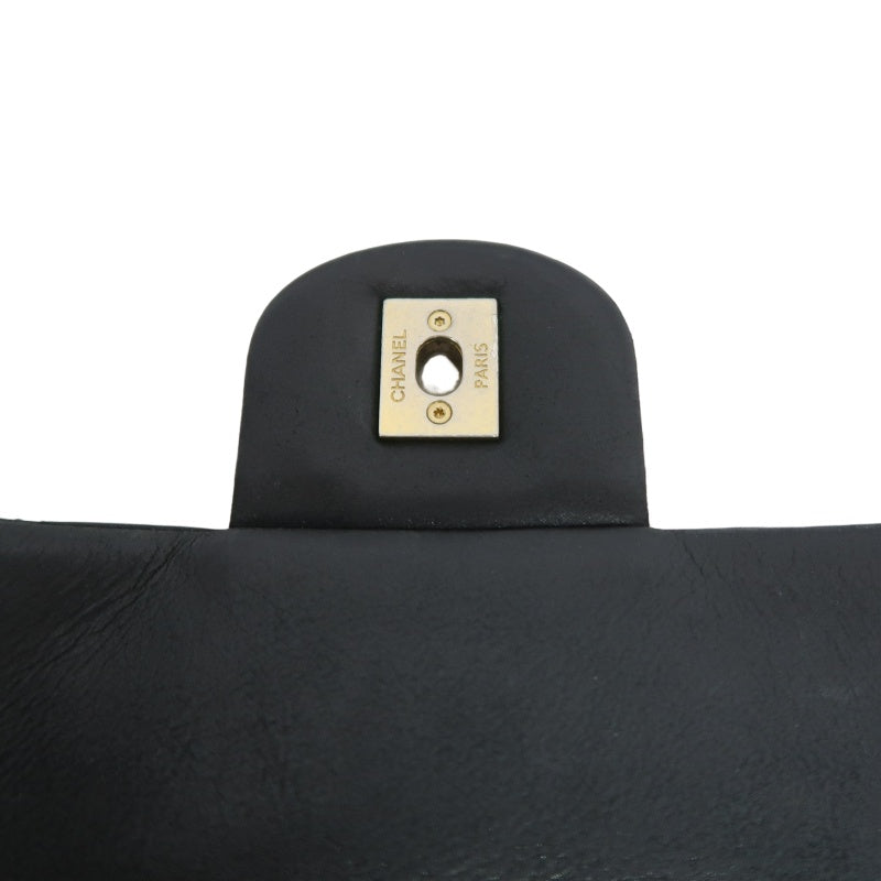CHANEL Matelasse Cloud Flap Calfskin Shoulder Bag Black Silver Hardware