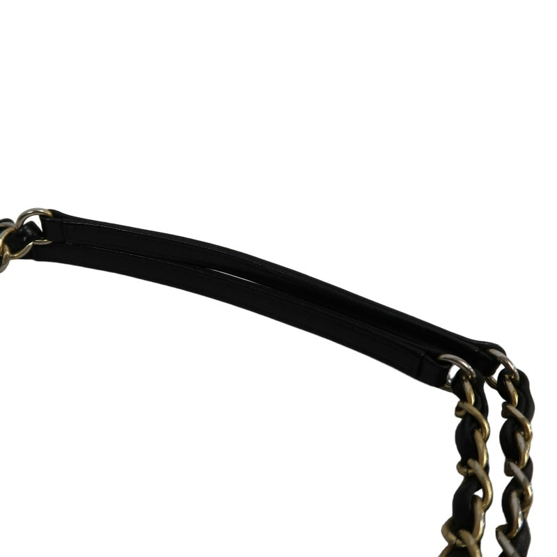 CHANEL Matelasse Cloud Flap Calfskin Shoulder Bag Black Silver Hardware