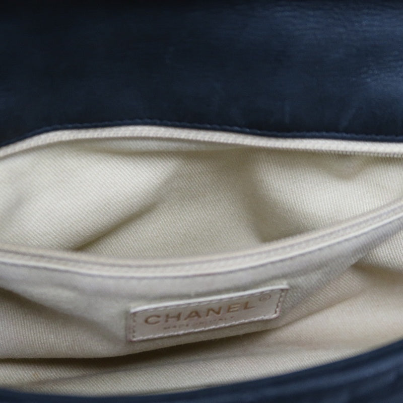 CHANEL Matelasse Cloud Flap Calfskin Shoulder Bag Black Silver Hardware