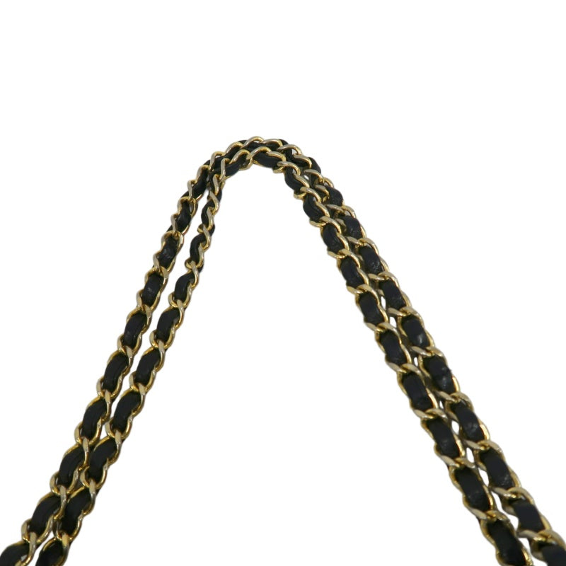 CHANEL Paris Limited Edition Matelasse Lambskin Flap Crossbody Bag Black Gold Hardware