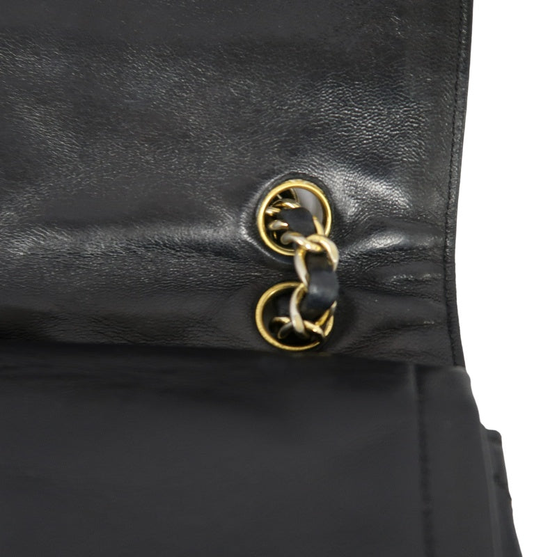 CHANEL Paris Limited Edition Matelasse Lambskin Flap Crossbody Bag Black Gold Hardware