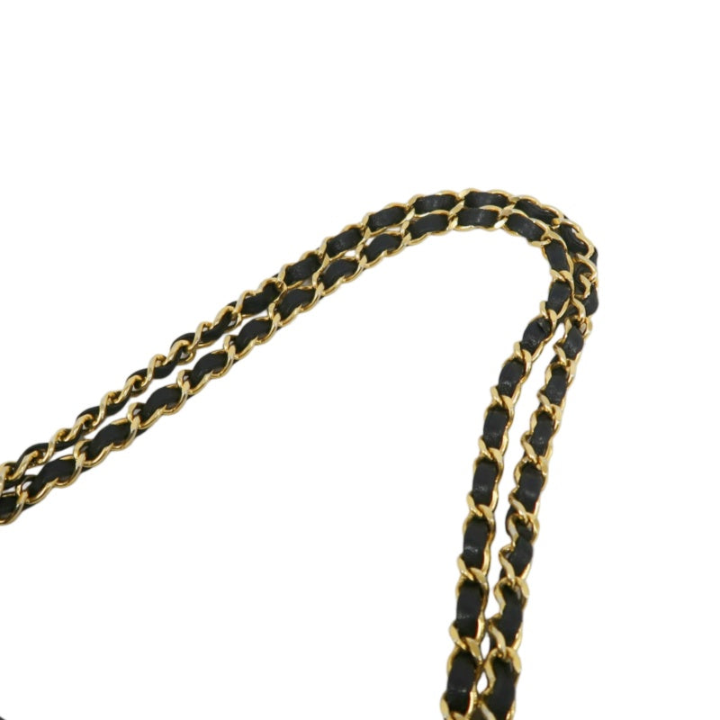 CHANEL Paris Limited Edition Matelasse Lambskin Flap Crossbody Bag Black Gold Hardware