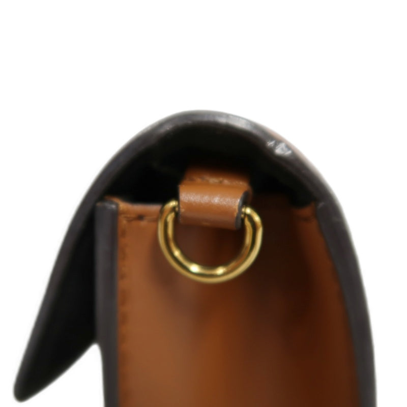 LOUIS VUITTON Dauphine Monogram Reverse Shoulder Bag Brown PVC