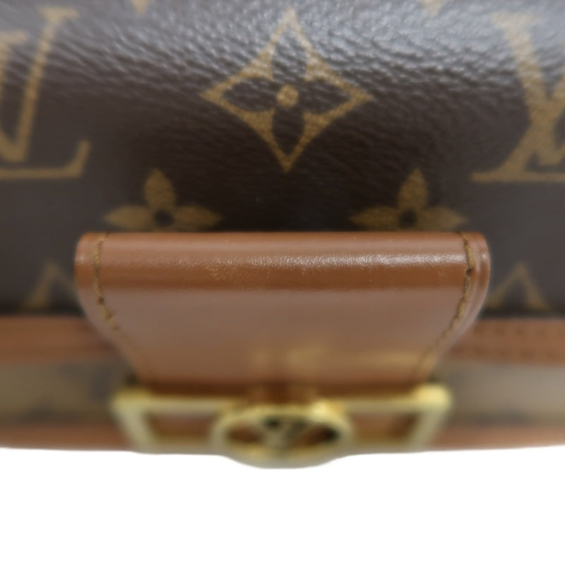 LOUIS VUITTON Dauphine Monogram Reverse Shoulder Bag Brown PVC