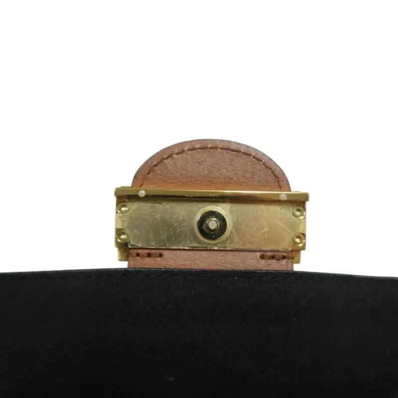 LOUIS VUITTON Dauphine Monogram Reverse Shoulder Bag Brown PVC