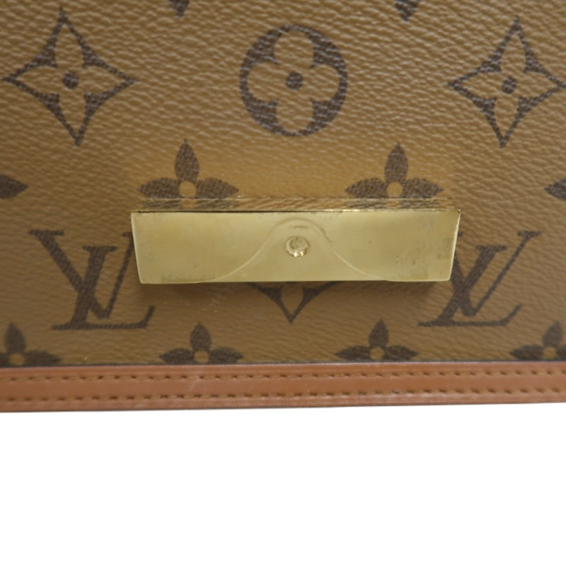 LOUIS VUITTON Dauphine Monogram Reverse Shoulder Bag Brown PVC
