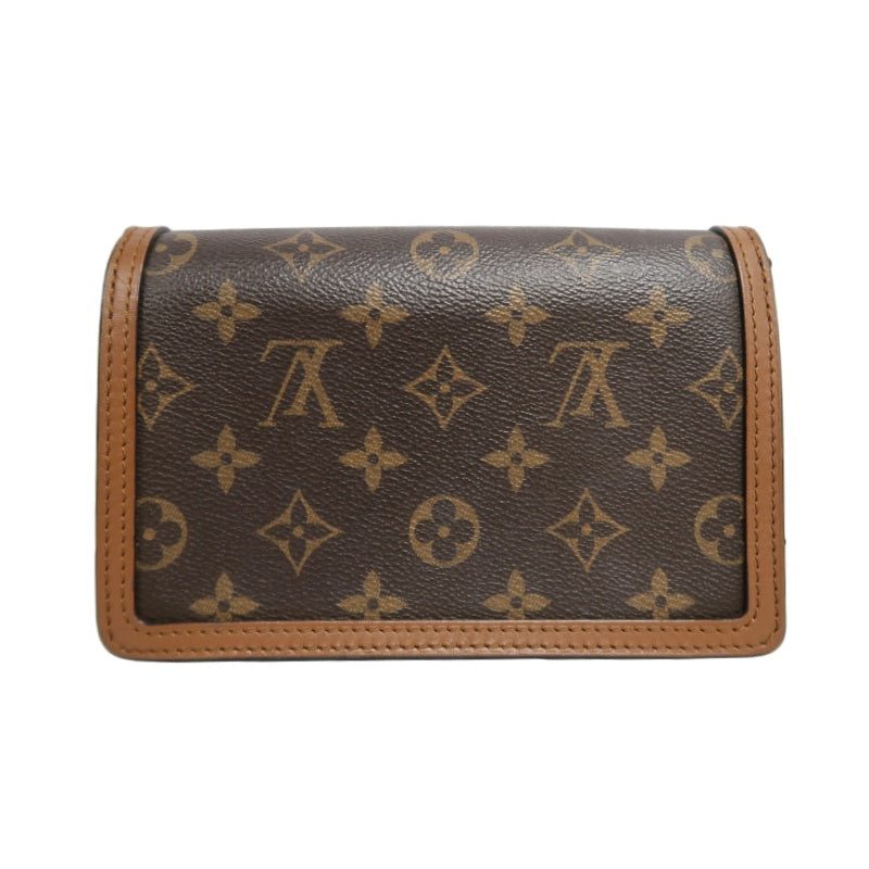 LOUIS VUITTON Dauphine Monogram Reverse Shoulder Bag Brown PVC
