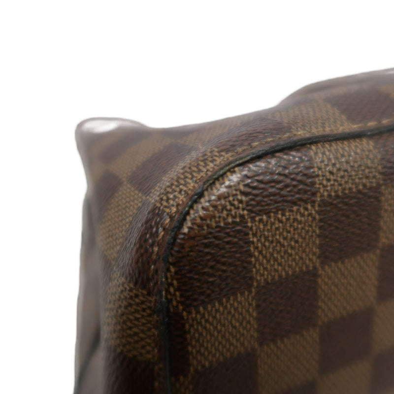 LOUIS VUITTON LV NeoNoe Damier Ebene Canvas Bucket Shoulder Bag Brown Yellow PVC