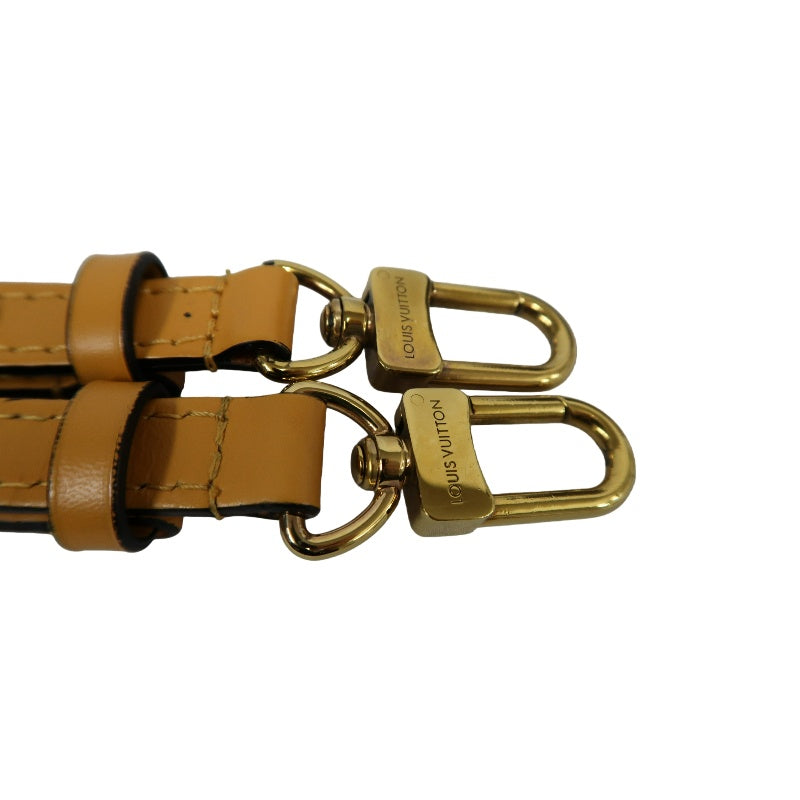 LOUIS VUITTON LV NeoNoe Damier Ebene Canvas Bucket Shoulder Bag Brown Yellow PVC