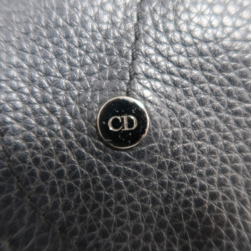 DIOR  Oblique Blue Canvas Flap Crossbody Bag