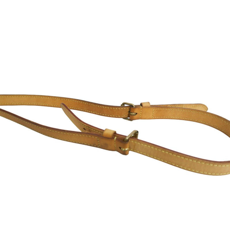 LOUIS VUITTON LV Nano Speedy Monogram Canvas With Shoulder Strap Handbag Brown PVC