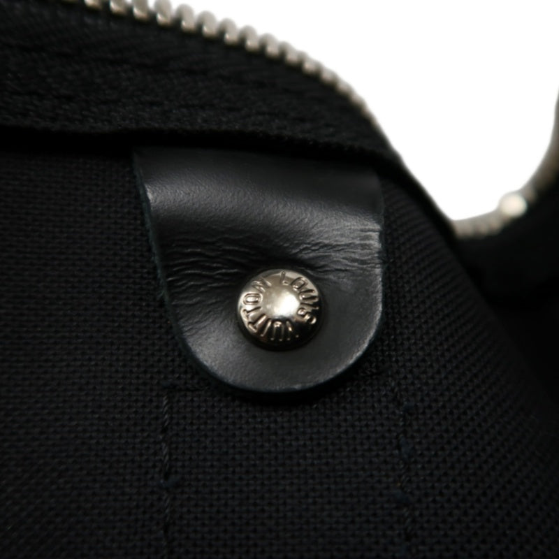 LOUIS VUITTON LV Keepall Damier Graphite Boston Travel Bag Black PVC