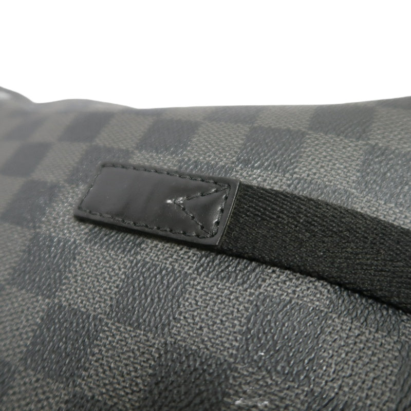 LOUIS VUITTON LV Skyline Damier Graphite Tote Shoulder Bag Black PVC