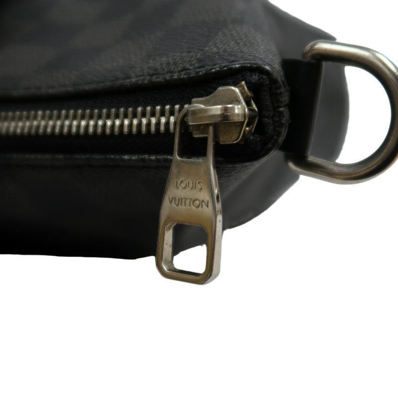 LOUIS VUITTON LV Skyline Damier Graphite Tote Shoulder Bag Black PVC