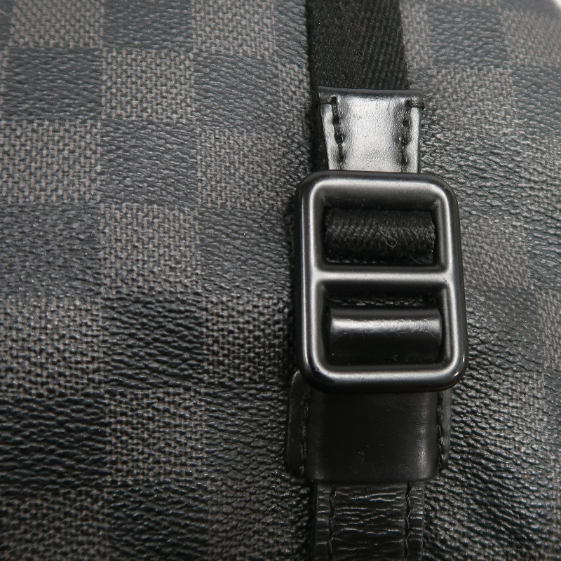 LOUIS VUITTON LV Skyline Damier Graphite Tote Shoulder Bag Black PVC