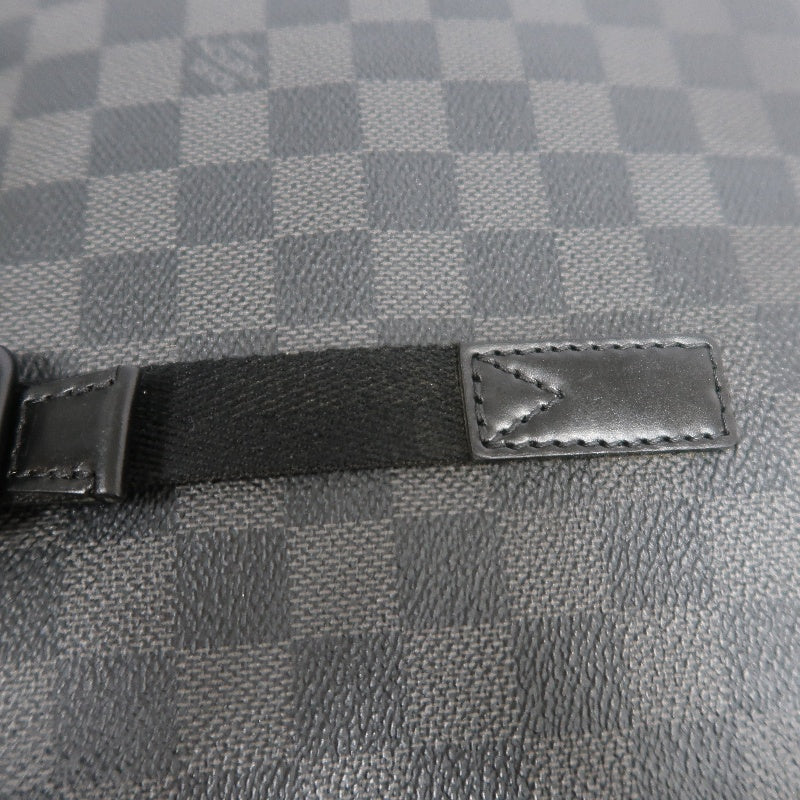 LOUIS VUITTON LV Skyline Damier Graphite Tote Shoulder Bag Black PVC