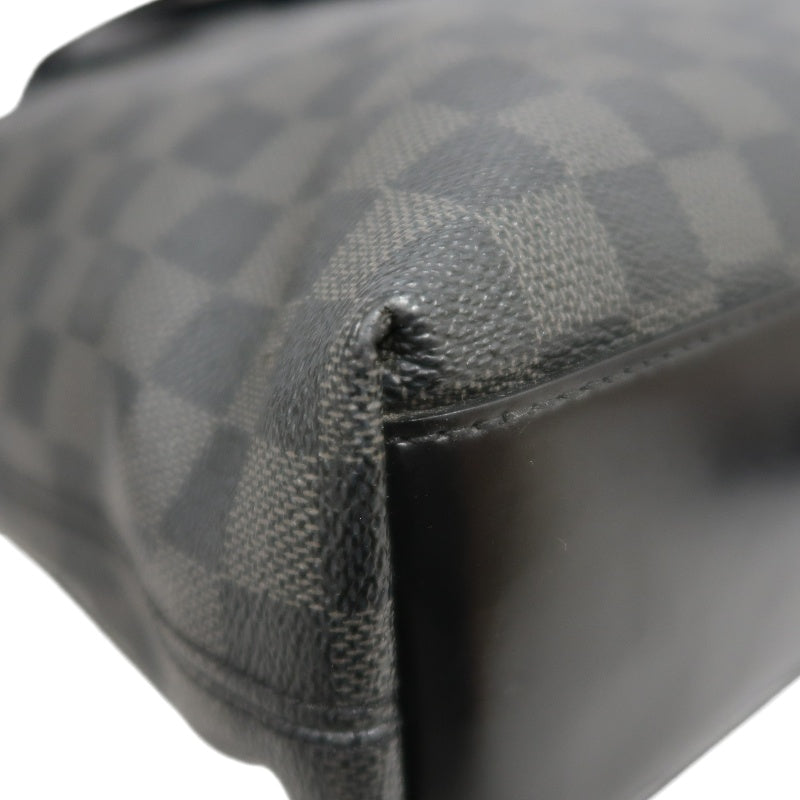 LOUIS VUITTON LV Skyline Damier Graphite Tote Shoulder Bag Black PVC