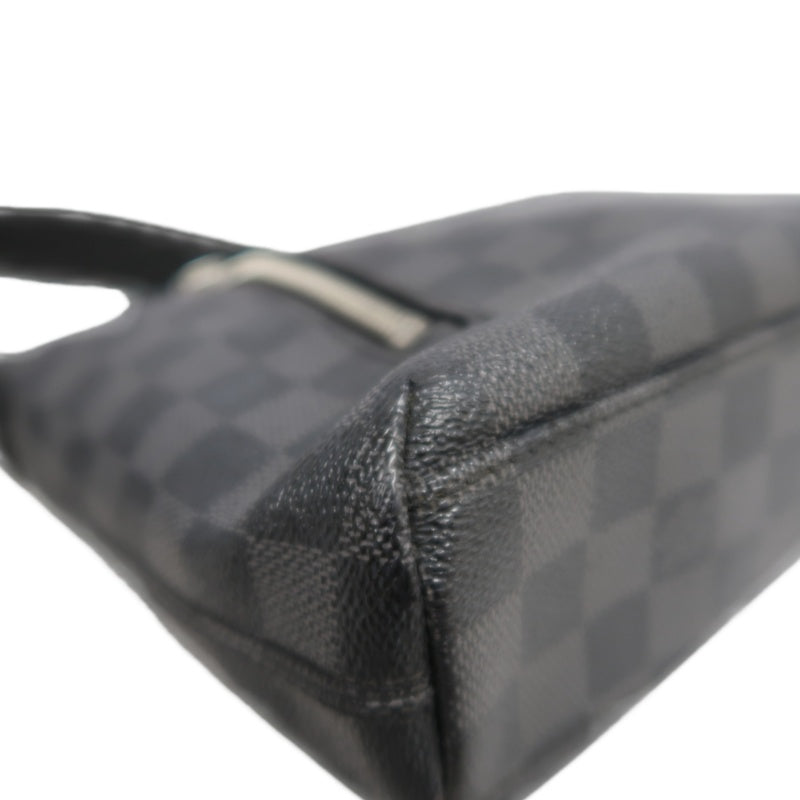 LOUIS VUITTON LV Mick Damier Graphite Tote Shoulder Bag Black