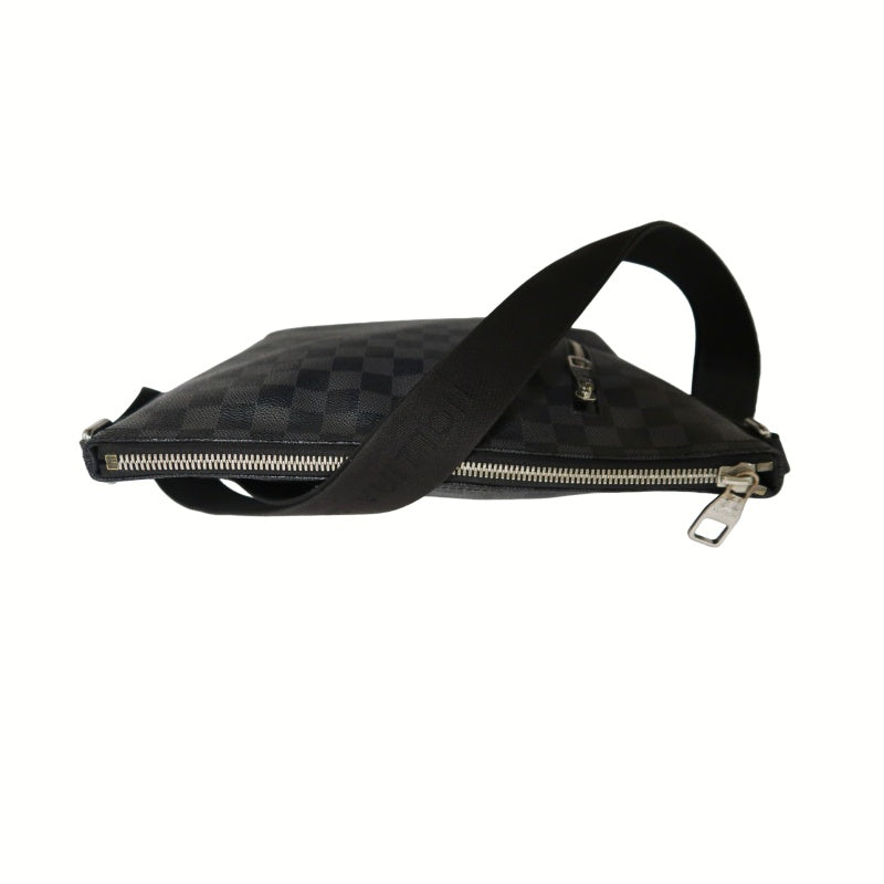 LOUIS VUITTON LV Mick Damier Graphite Tote Shoulder Bag Black