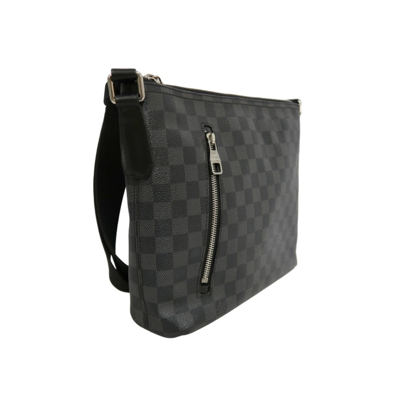 LOUIS VUITTON LV Mick Damier Graphite Tote Shoulder Bag Black