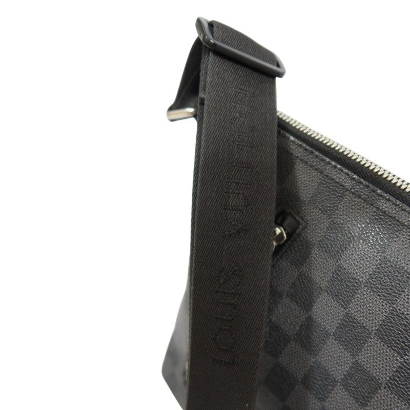 LOUIS VUITTON LV Mick Damier Graphite Tote Shoulder Bag Black
