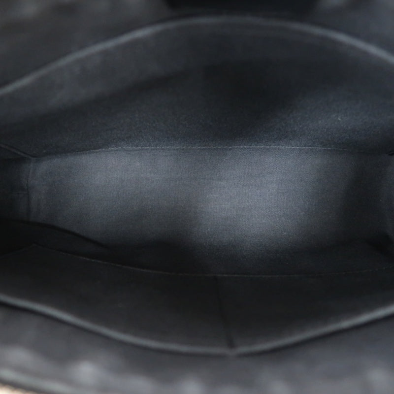 LOUIS VUITTON LV Mick Damier Graphite Tote Shoulder Bag Black