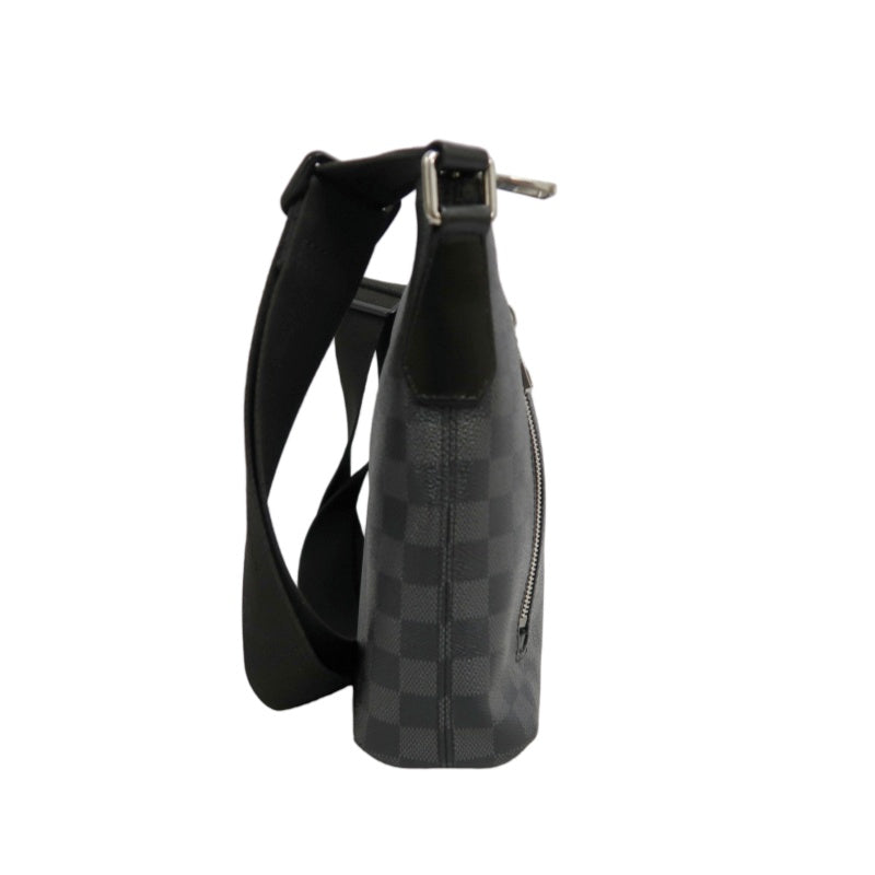 LOUIS VUITTON LV Mick Damier Graphite Tote Shoulder Bag Black