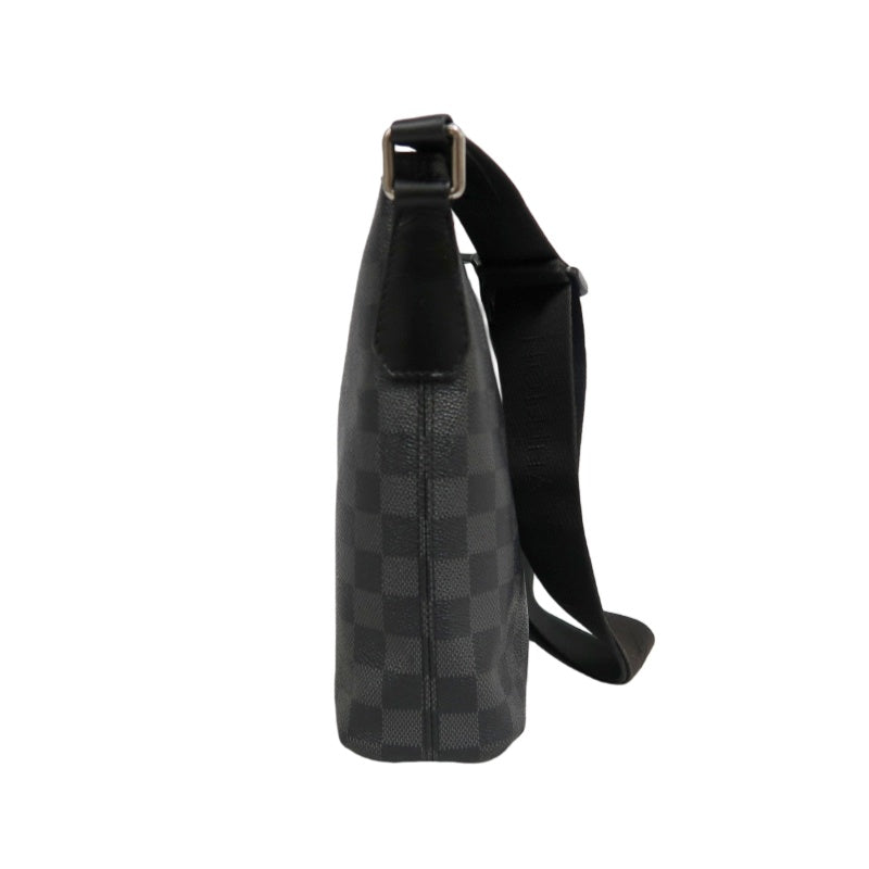 LOUIS VUITTON LV Mick Damier Graphite Tote Shoulder Bag Black
